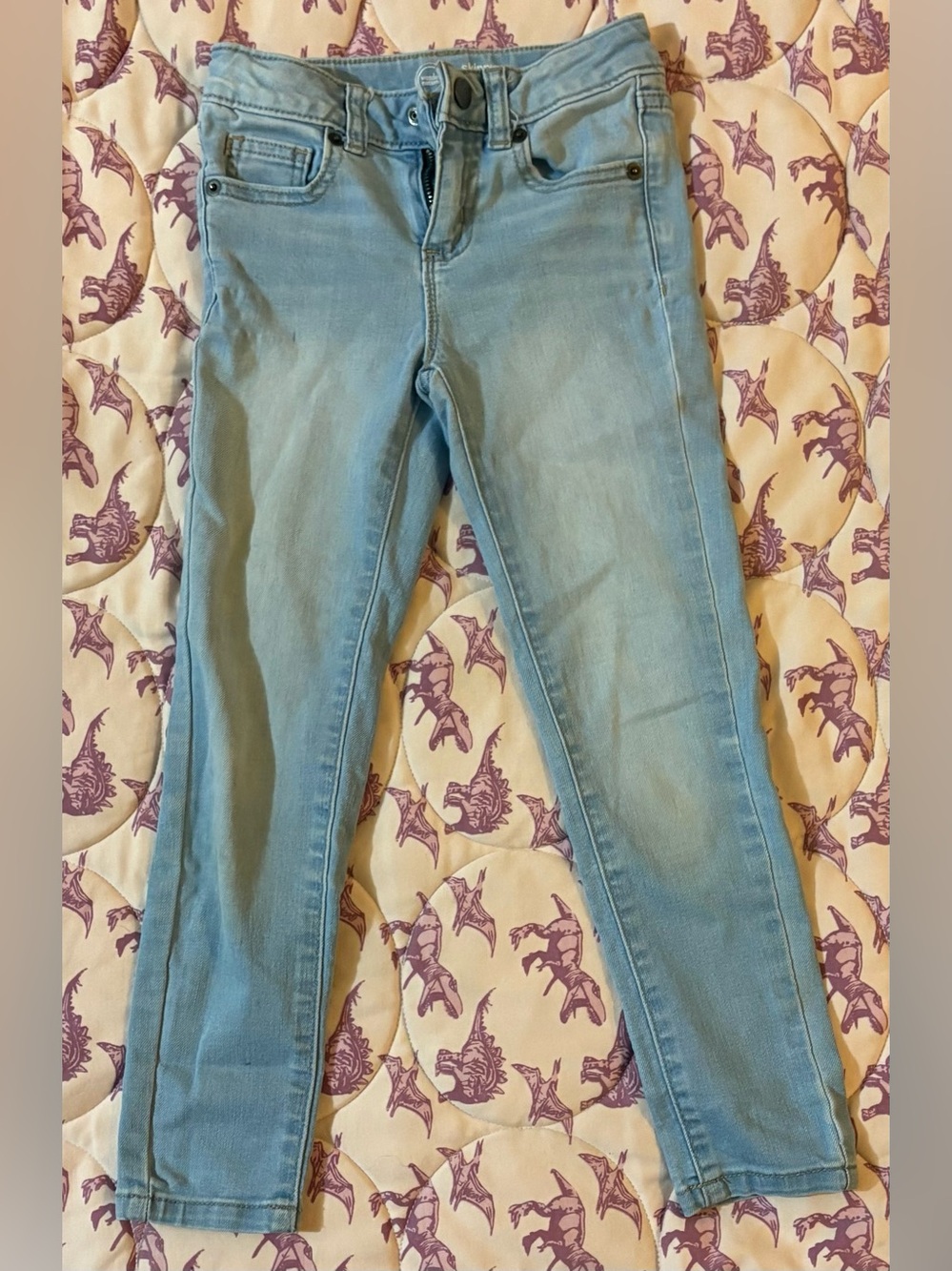 wonder nation size 6 girls light wash skinny jeans
